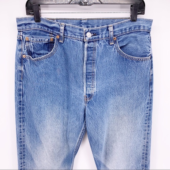 VINTAGE Levi’s 501XX Button Fly Jeans Size 36x38 - Picture 2 of 10